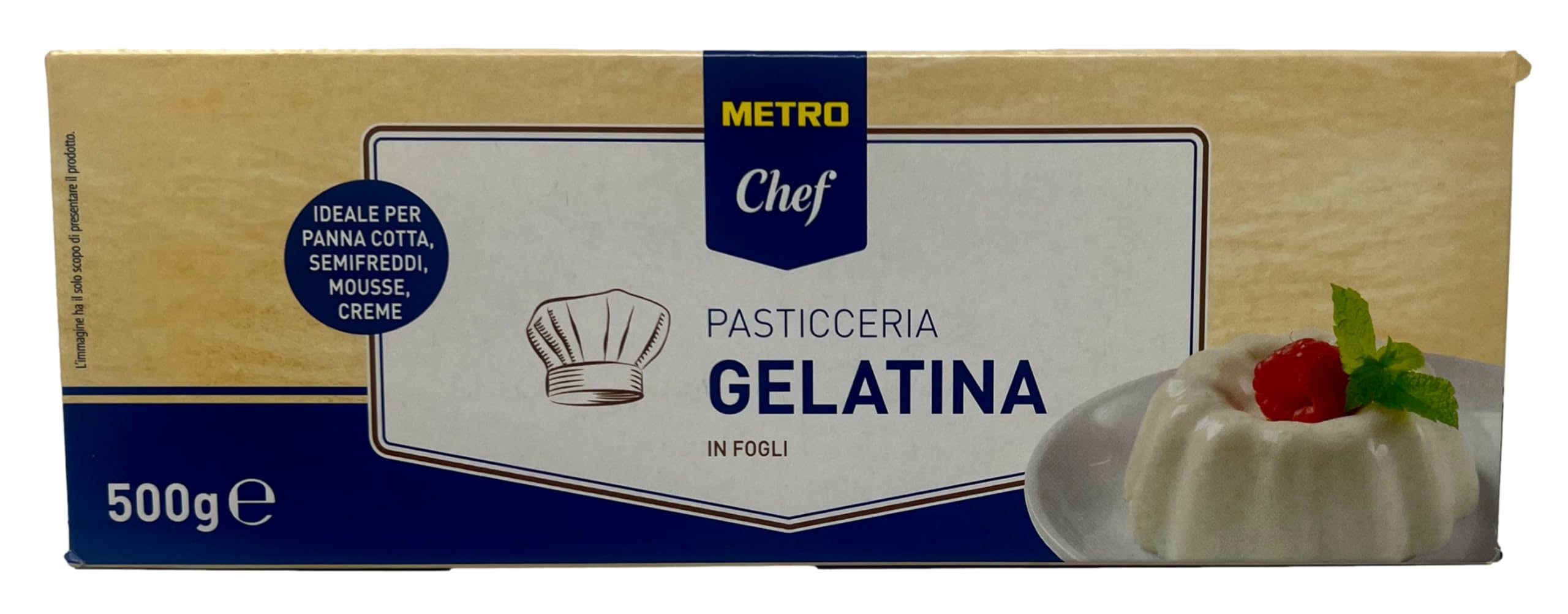 GELATINA IN FOGLI Professionale 500 Grammi -My Chef-