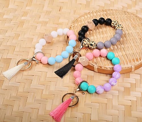 Miniatura 5 de Llaveros de mujer para llaves de coche, lindo llavero de leopardo para automóvil