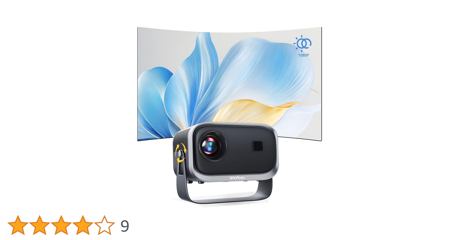 Amazon.co.jp: 【360°回転可能】Sovboi プロジェクター 家庭用