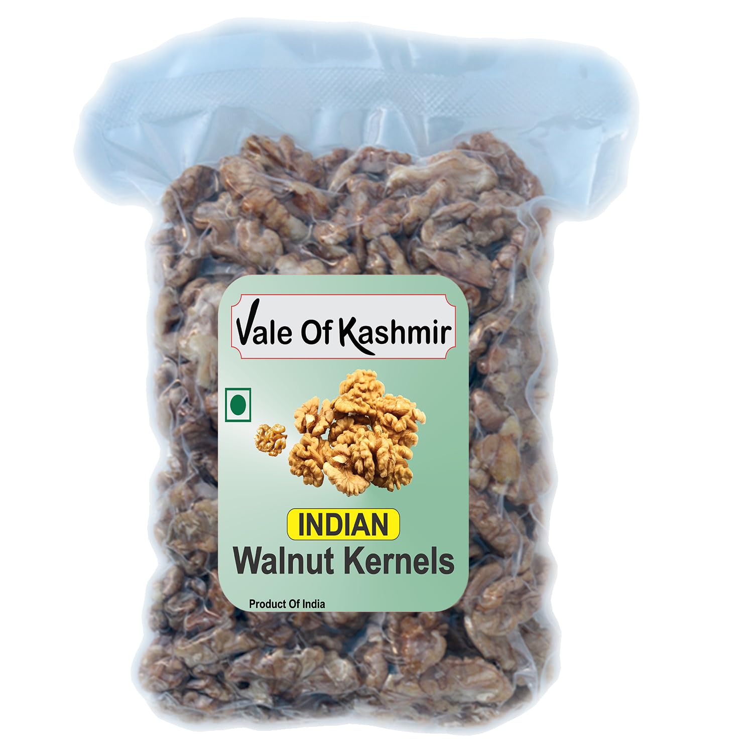 Indian Walnut Kernels 250 Grams, New Fresh Grade, Vacuum Packed, Product of India
