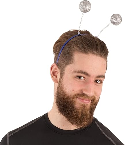 Miniatura 2 de Funny Party Hats Head Boppers en varios diseños, accesorios de fiesta de 12 piezas, color azul y dorado, Azul Dorado