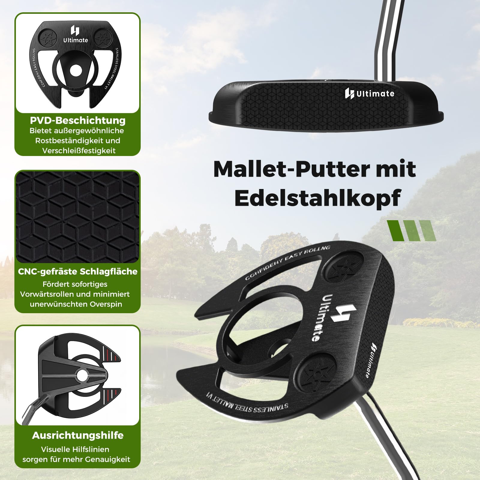 COSTWAY 11 teiliges Golfschläger Set Herren, Golf Set für Rechtshänder mit Golftasche, Golfschlägersätze inkl. 1 Driver, 3 Fairway, 4 Hybrid, 6-SW Eisen,3 Kopfhauben, Putter & Regenhaube