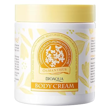 BIOAQUA Osmanthus مرطب العناية الفعالة كريم الجسم جلد مغذي عميق مرطب 260 جم / 9.17 أوقية