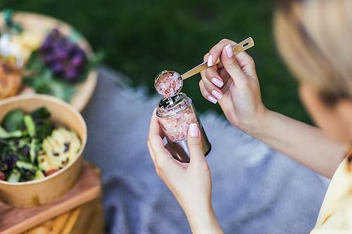 Miniatura 5 de KSL - Juego de molinillo eléctrico de sal y pimienta, regalo del día de la madre, agitadores automáticos motorizados ajustables, kit de vacaciones,