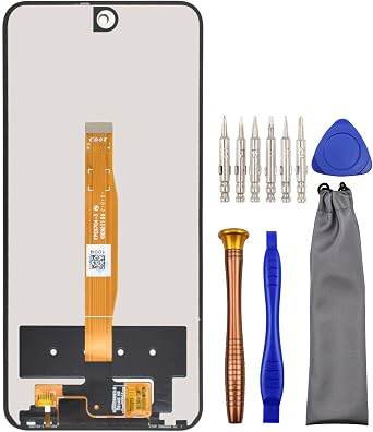 Complete Screen LCD Digitizer Touch Assembly Replacement for Nokia XR20 TA-1368 TA-1362 with Tool Kit Black 6.67"