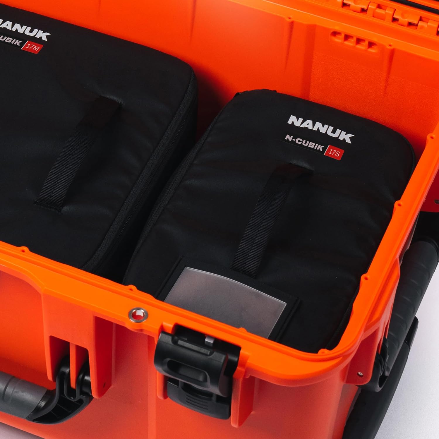 NANUK N-Cubik 17S Camera Bag Insert with Shoulder Strap – Small Water-Resistant Cube – Shockproof Protective Camera Insert for Backpack – Perfect for Tech Gear & Accessories (11.4” x 7” x 6.6”)