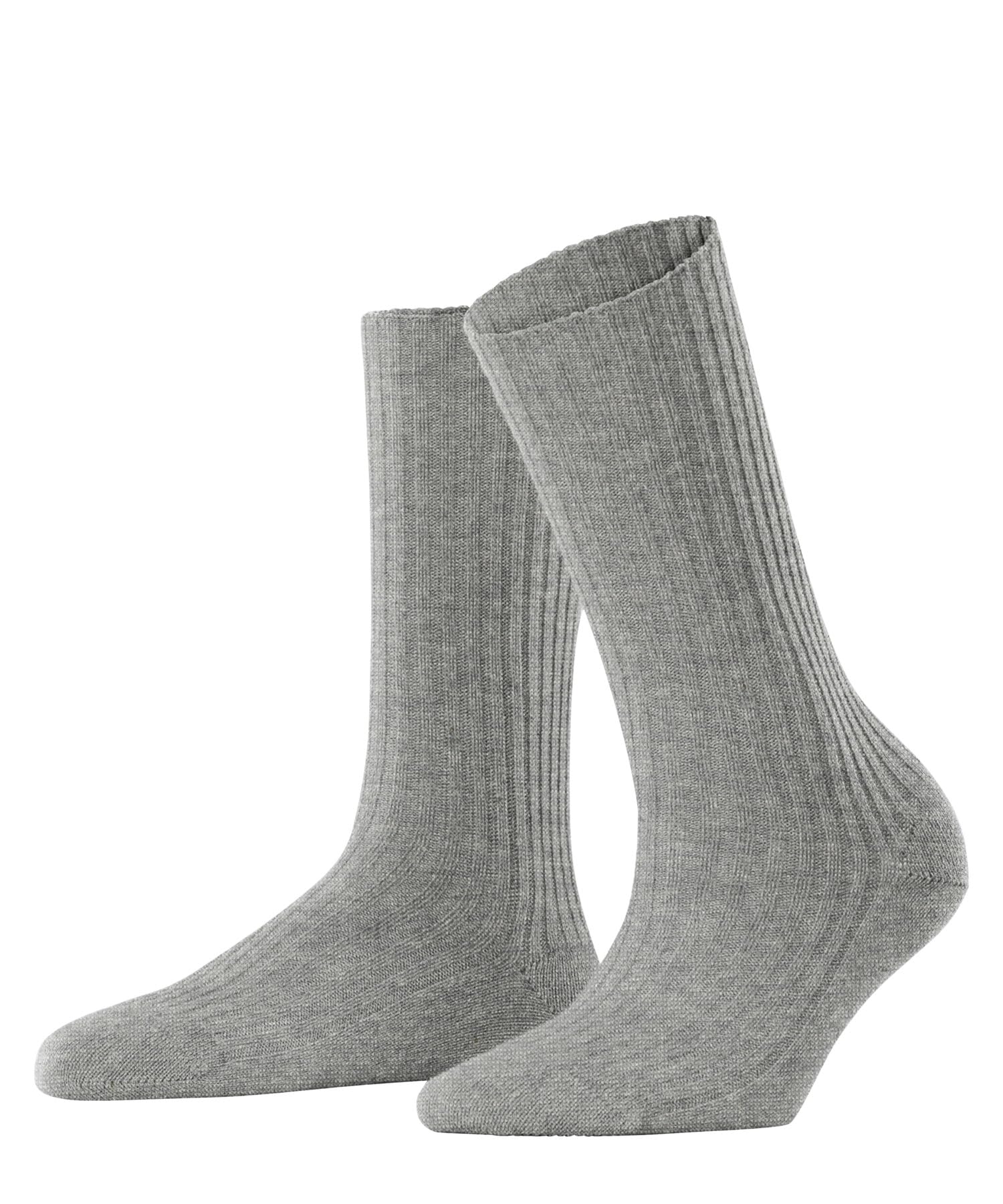 FALKE Women's Cosy Wool Boot Socks, Warming, Merino Cashmere, Crew Length, Light Stockings, Trendy Clothing, 1 Pair