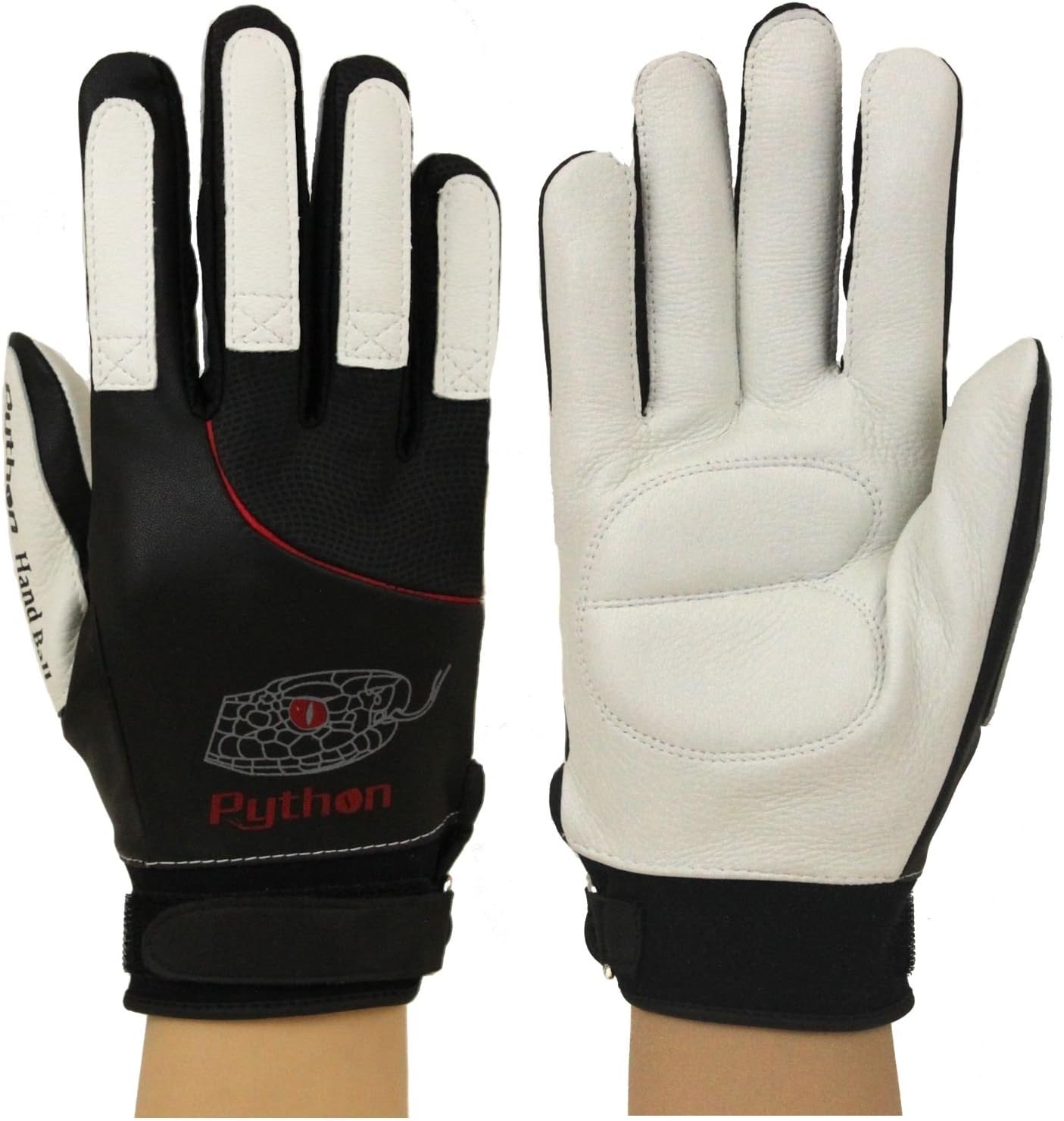 Python Deluxe Handball Glove (Pair) (Padded) (w/Strap) (Small-XL)