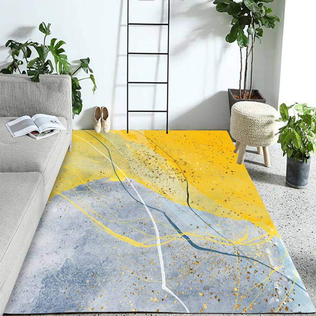 Buy MOXIC Soft Luxury Abstract Art Living Room Area Rugs Rectangular Children Crawling Bedroom Rug Fleece Anti-Slip Carpets Nordic Modern Home Decor Mats Indoor Outdoor Runners Nursery 2.6' X 4' — BookShops.in