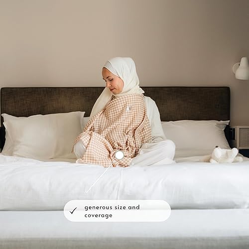 Miniatura 22 de TISU - Funda de lactancia para lactancia materna y bombeo | Funda de cochecito de asiento de automóvil multiusos | Algodón de muselina suave