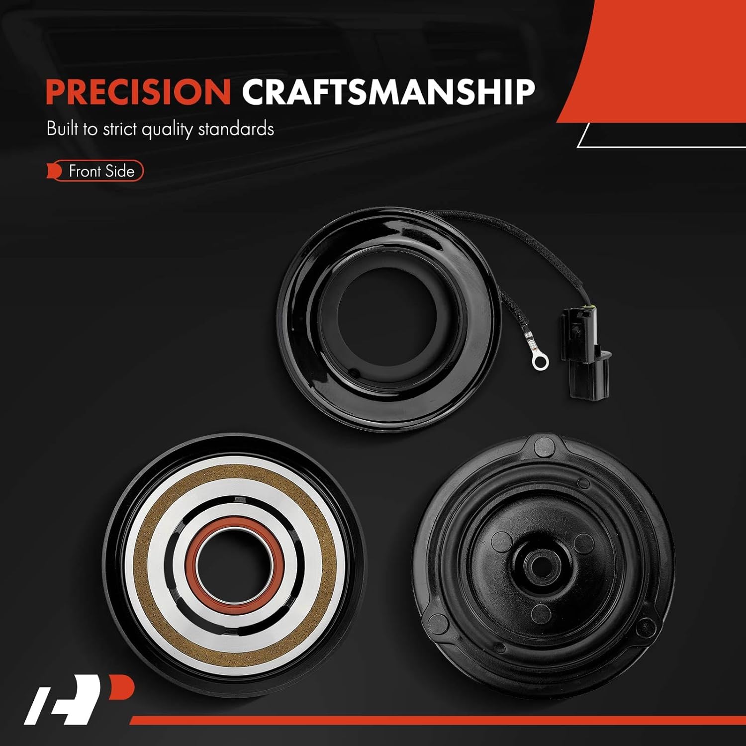 A-Premium Air Conditioner AC Compressor Clutch Kit Compatible with Kia Soul 2010 2011, 2.0L