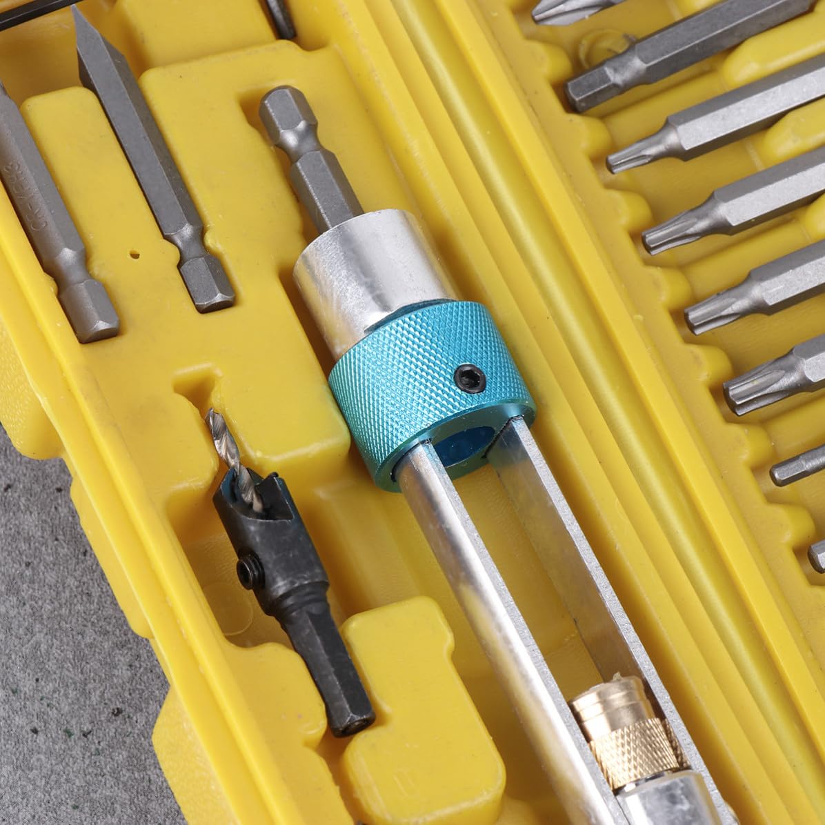 20pcs Steel Drill Bit Set Hss Countersink Screwdriver Conversion Kit
