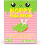 Happy Salmon by Exploding Kittens - 3-8 Players - Ages 6+ - 90 Second Rounds - Easy to Learn Quick Matching Card Game - Party Game, Family Game Night, Kid and Adult Card Game | Ages 6+ - 3 to 8 Players - < 15 Minute Playtime - Board Games - Easy to L