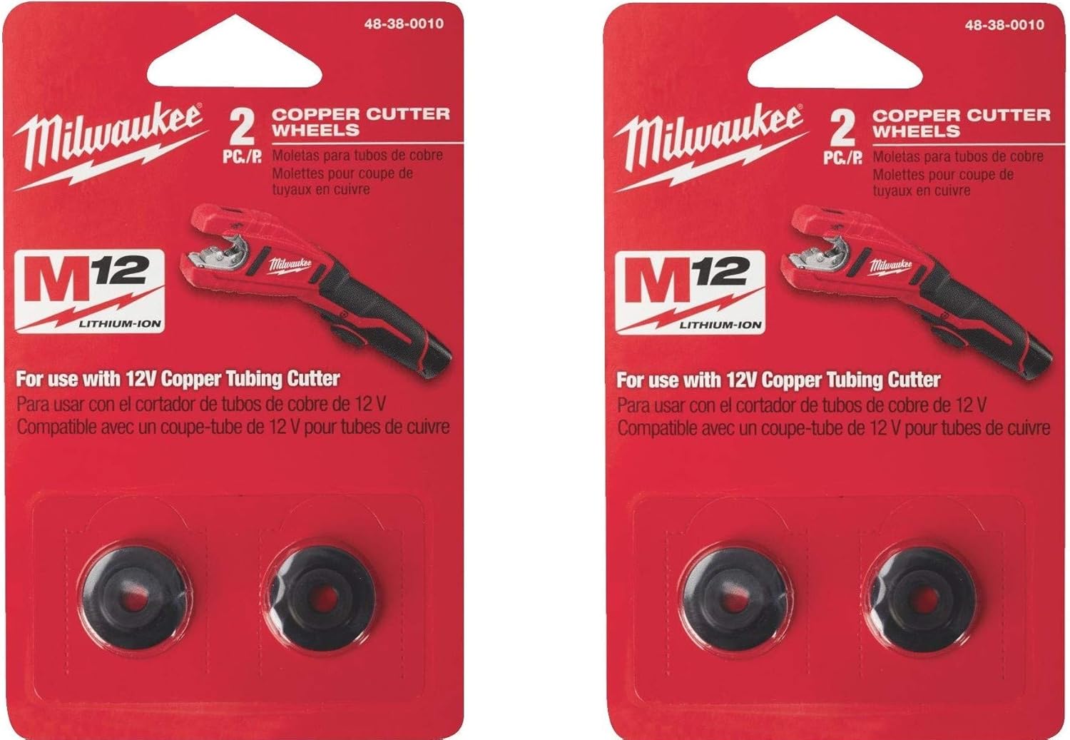 Milwaukee 48-38-0010 Cutter Wheel, 2-Pack (2-Pack)