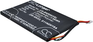 FITHOOD Battery Replacement for Barnes & Noble BNRV300, BNTV350, Nook Simple Touch, Simple Touch 6" Part NO DR-NK03, MLP305787, S11ND018A
