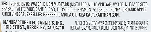 Vista 47 de Annie's Aderezo de vinagreta de jengibre y sésamo, certificado orgánico, sin OMG, 8 onzas líquidas