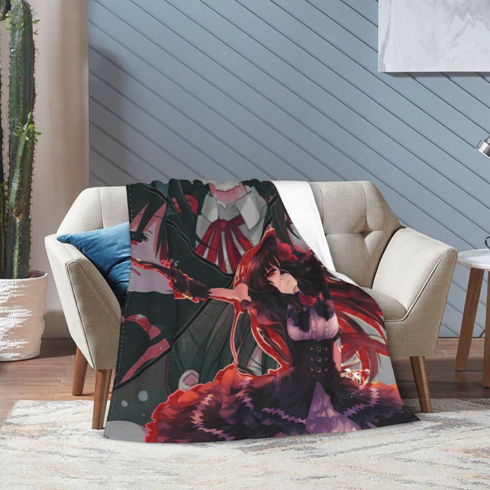 Amazon.com: Date A Live Kurumi Tokisaki Soft Flannel Fleece