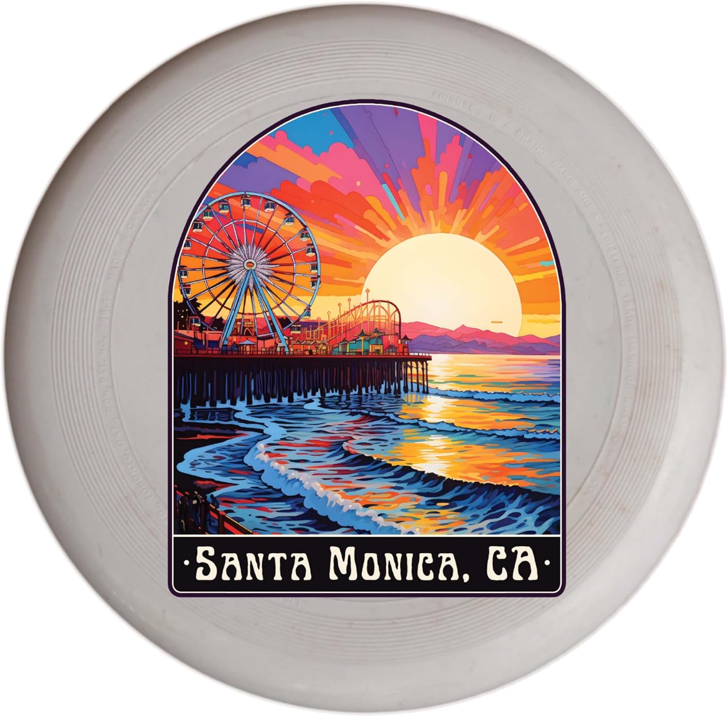 Savannah Georgia Design A Souvenir Flying Disc 4-Pack