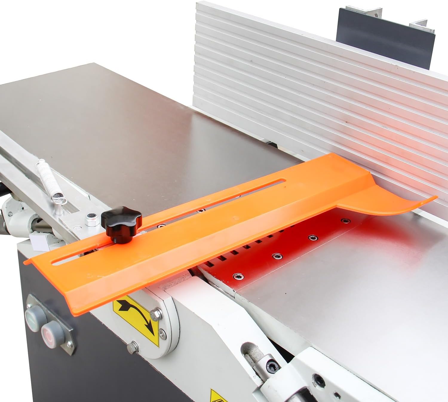 KAKA INDUSTRIAL Woodworking Planer 10 Inch with Helical Cutterhead, 220V Motor, Built-in Mobile Base,WDP-4010 for Precision Woodworking