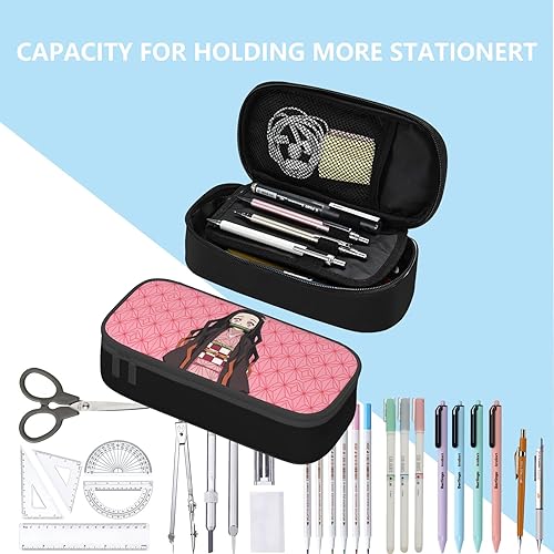 Miniatura 6 de Kugahus Juego de mochilas de anime, mochilas para laptop de dibujos animados, mochila para adolescentes, bolsas de viaje, estuche para lápices,