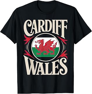 Cardiff Wales Travel City Enthusiast Collection T-Shirt