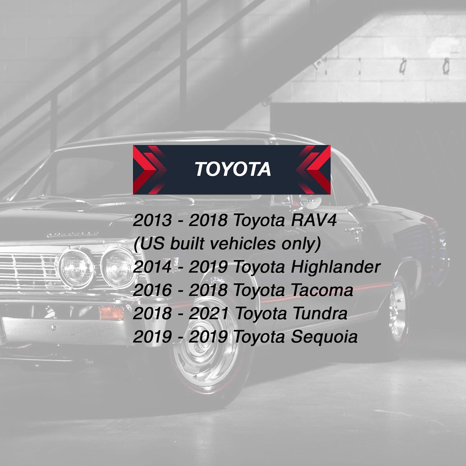 2X USARemote Keyless Entry Remote Car Key Fob Replacement for 2013 2014 2015 2016 2017 2018 2019 2020 2021 Toyota RAV4 Highlander 3-Button Remote Head Key (GQ4-52T H Chip)