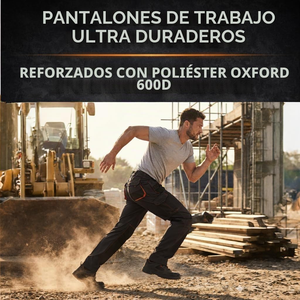 Pantalones de Trabajo Hombre BWOLF Atlas con Bolsillos Multifuncionales