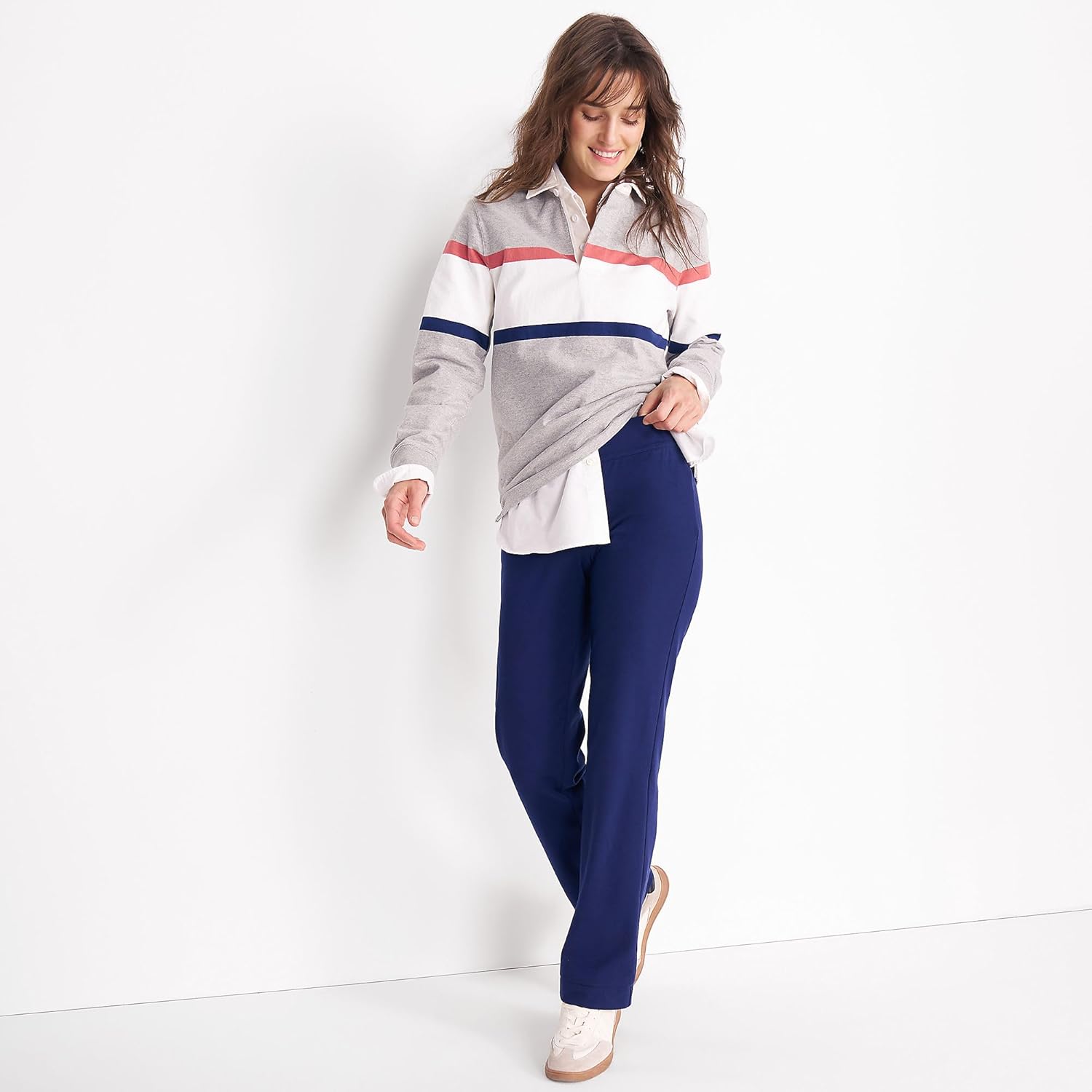 Lands' End Starfish Mid Rise Straight Leg Pants - Image 3