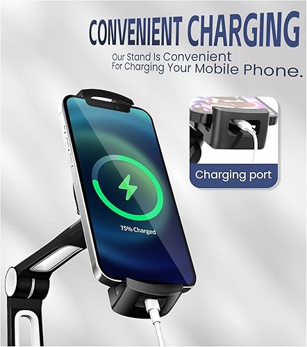 Miniatura 3 de Soporte universal para tableta para dispositivos de 4.9 a 12.9 pulgadas, soporte de seguridad giratorio de 360° para iPad, iPad Air, Samsung, mesa