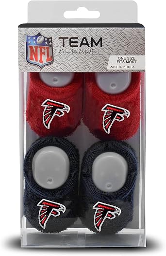 FBF Originals - NFL Infant Bootie Socks 0-12 Months - 2 Pack
