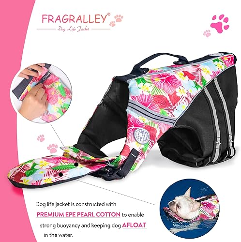 Miniatura 3 de Chaleco salvavidas para perro, chaleco salvavidas para bulldog francés para nadar en barco, chaleco de natación para perros con flotador de barbilla