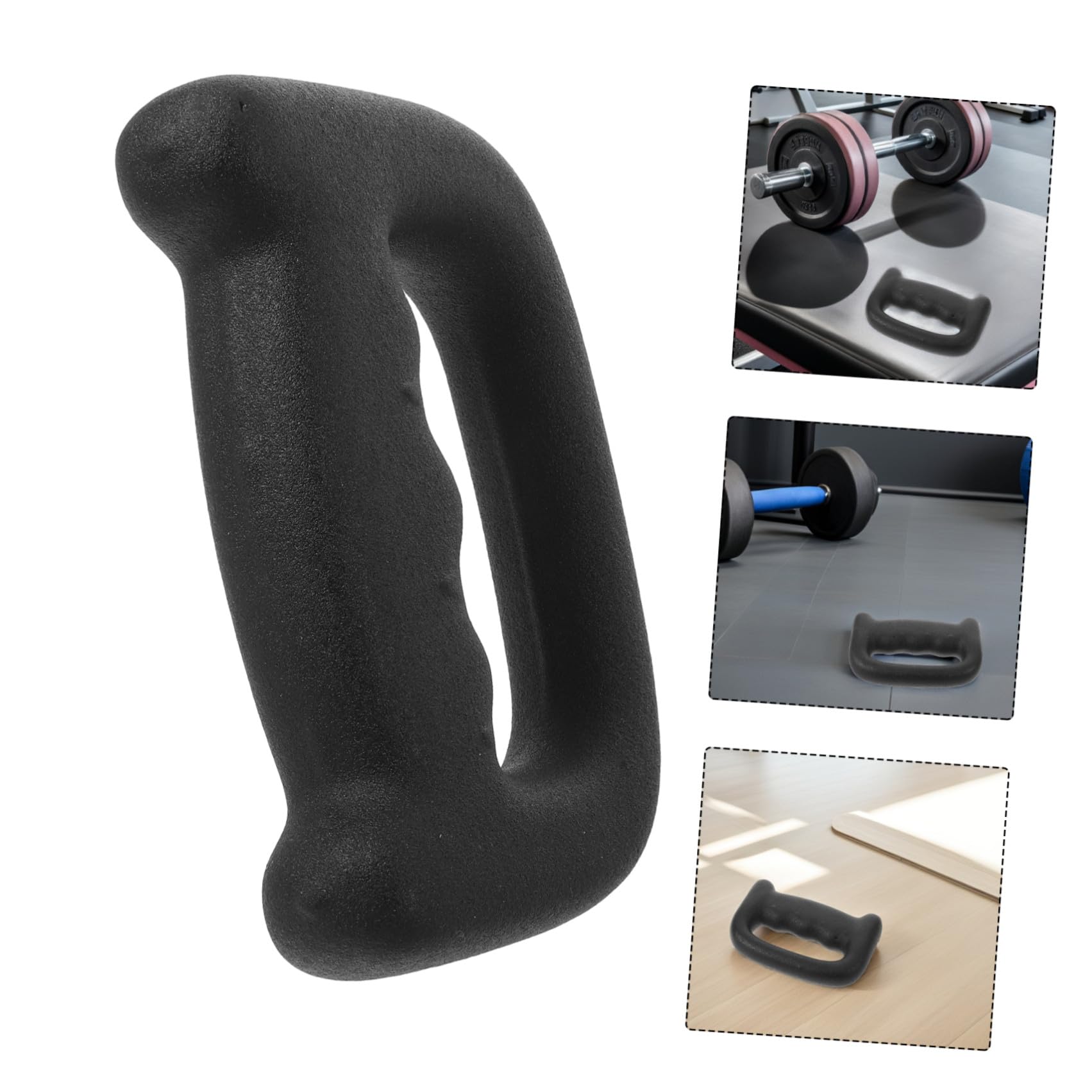 Healeved Manubrio Ergonomico Forma di Mano con Impugnatura per Allenamento Fitness per Esercizi di Forza e Tonificazione Muscolare