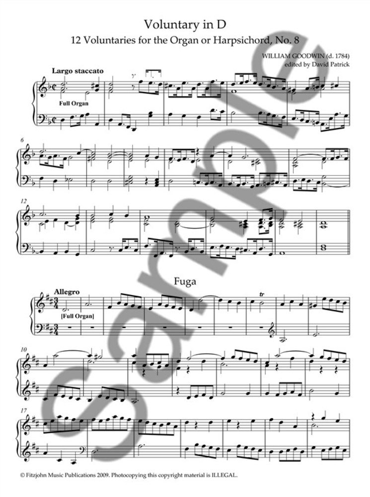 18th-century English Organ Music, Volume 1: A graded anthology (18th-Century English Organ Music, 1) - Image 3