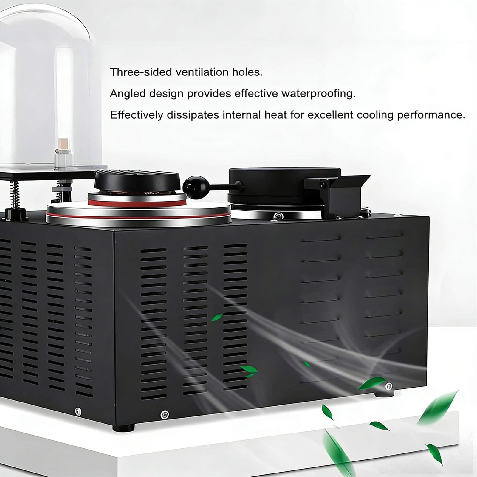 Máquina de fundición al vacío de 1500 W para joyas de cera perdida, tarro de campana todo incluido para manualidades de cobre dorado y plateado de alta densidad, capacidad eficiente de 2 kg