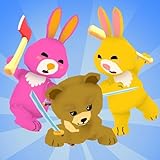 Toys Fight! Bears and Rabbits