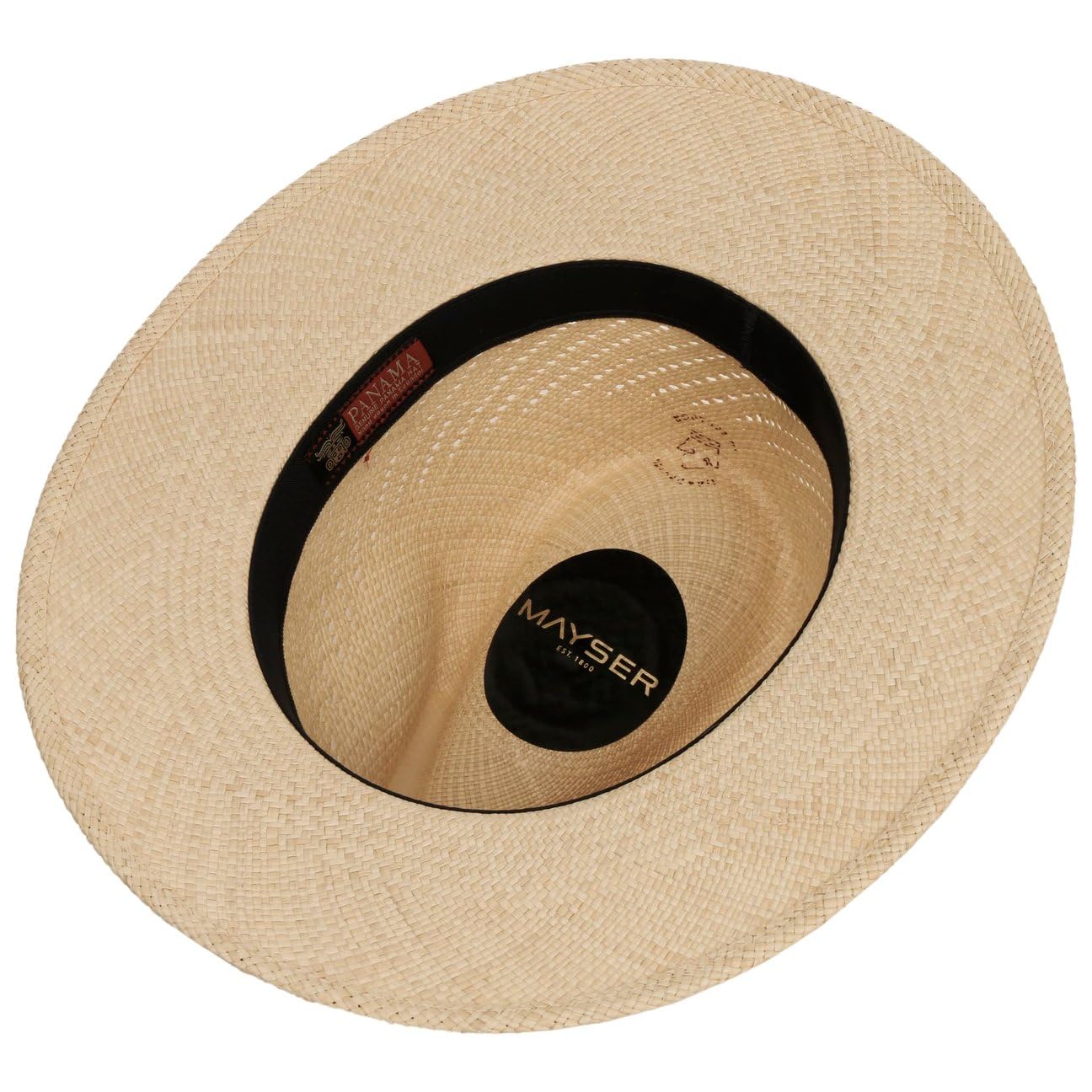 Mayser Piero Sombrero Panama Traveller Hecho en UE Hombre Primavera Verano