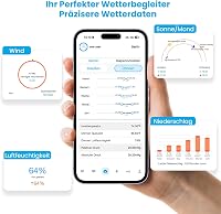 Sainlogic SA6 Plus Wi-Fi Intelligens Időjárásállomás Csapadékmérővel és Szélmérővel 3