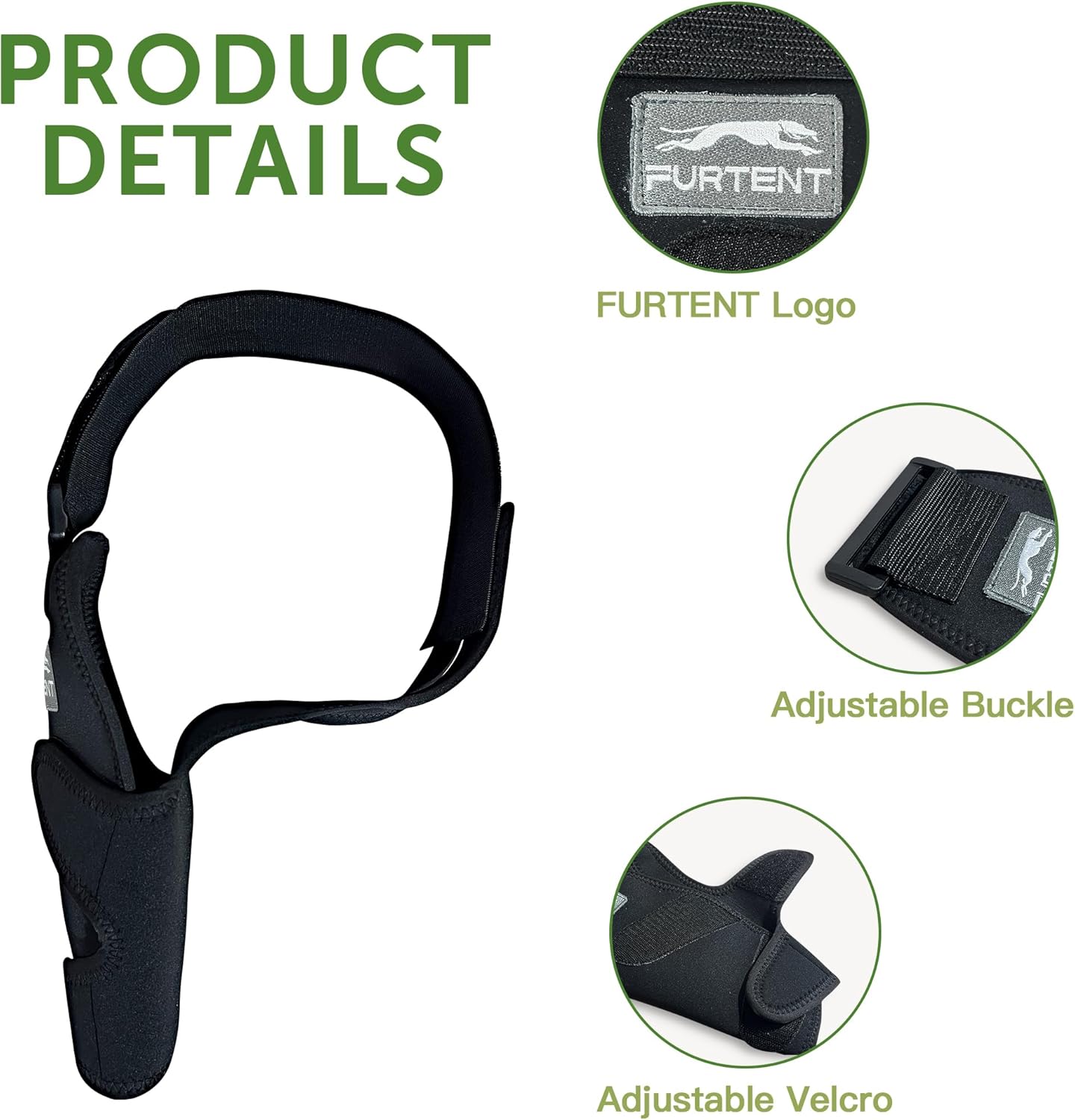 Dog Front Leg Brace for Elbow Dysplasia, Shoulder Dislocation, Hygroma, Pet Prevent Licking Wound Elbow Protector, Avoid Cone of Shame, Abrasion Resistant Dog Recovery Sleeve, XL