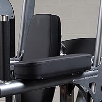 Vista 6 de Body-Solid FCD-STK/3 Pro Select Máquina de inmersión de barbilla asistida con peso de pie libre con pila de peso de 310 libras