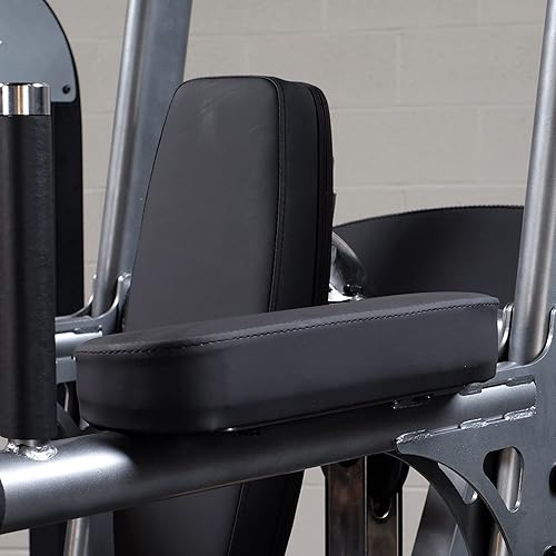 Miniatura 6 de Body-Solid FCD-STK3 Pro Select Máquina de inmersión de barbilla asistida con peso de pie libre con pila de peso de 310 libras