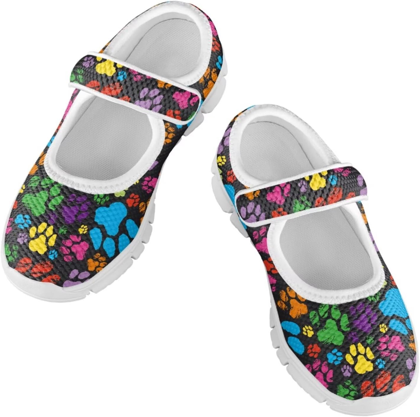 PinUp Angel School Cute Graphic Comfortable Walking Shoes Mary Jane Flats Dress Party Shoes for Girls