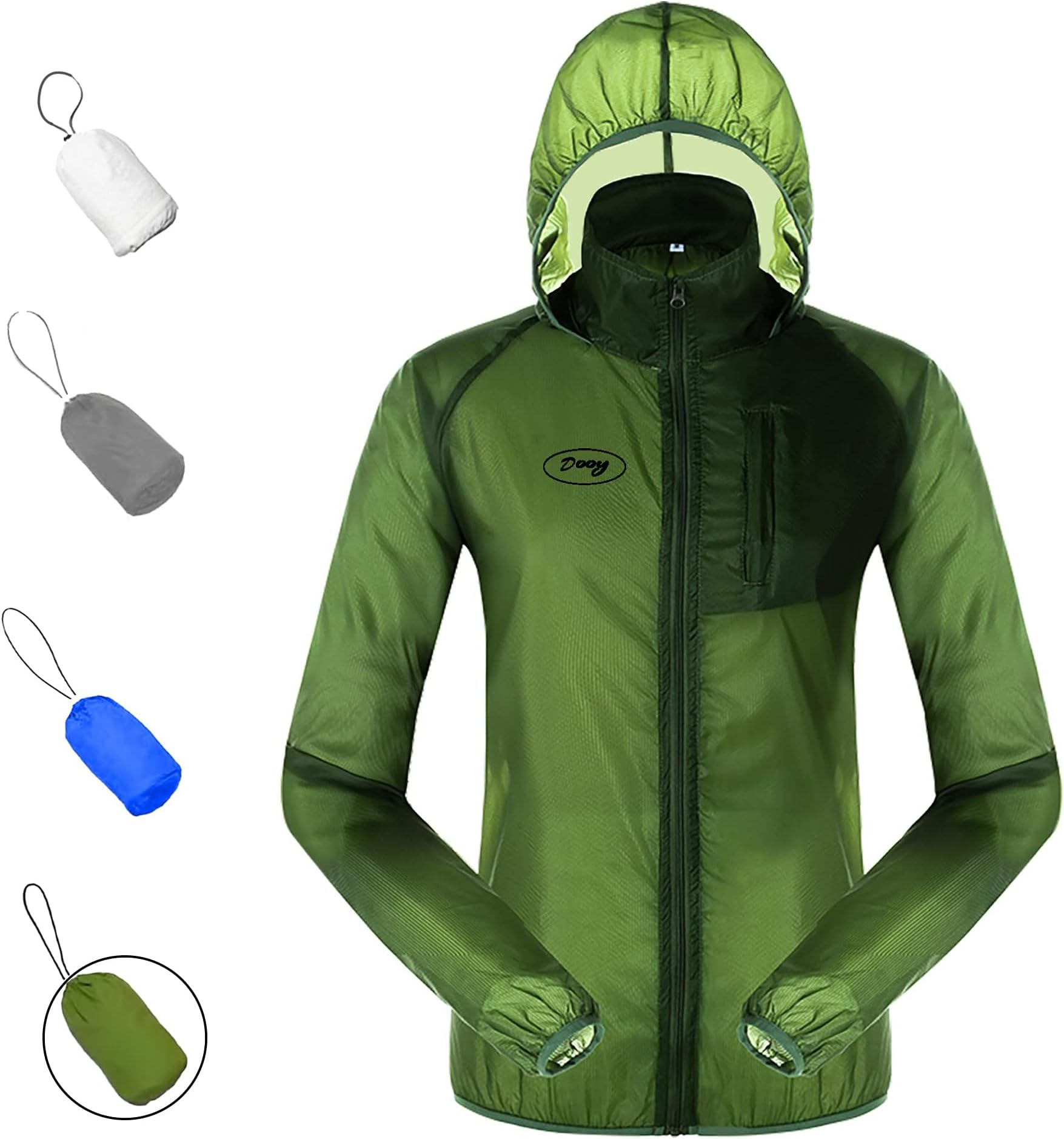Sun Protection Jacket Ultra Light Thin Breathable Packable Outdoor Cycling Jacket Hoodie Skin Clothing for Men & Women
