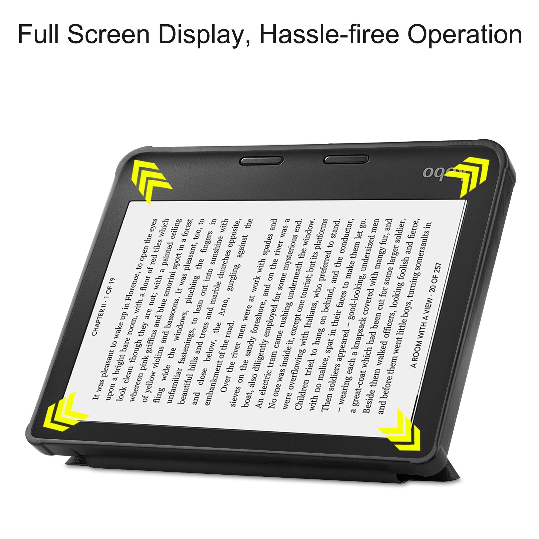 Custodia Per Kobo Sage 8 Pollici – Cover Smart In TPU E PU, Chiusura Magnetica, Supporto Origami, Retro Opaco, Verde