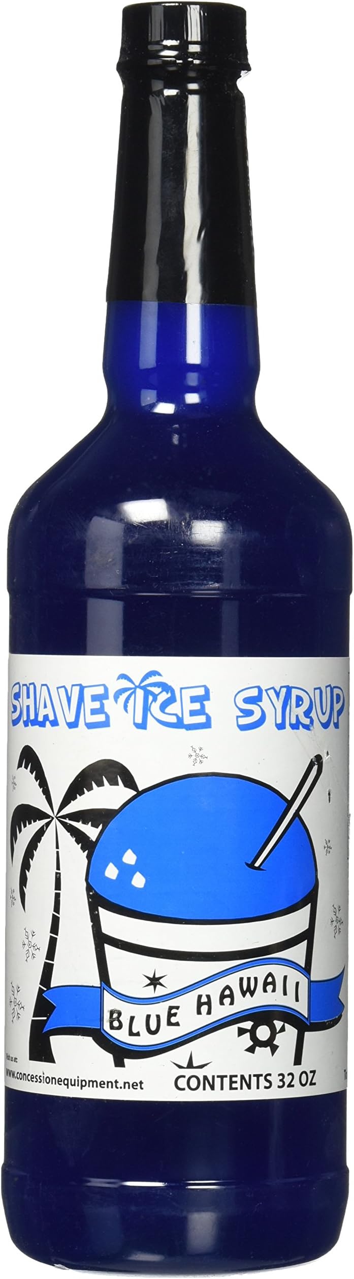 Premium Sno-Cone and Shaved Ice Syrup (Blue Hawaii)