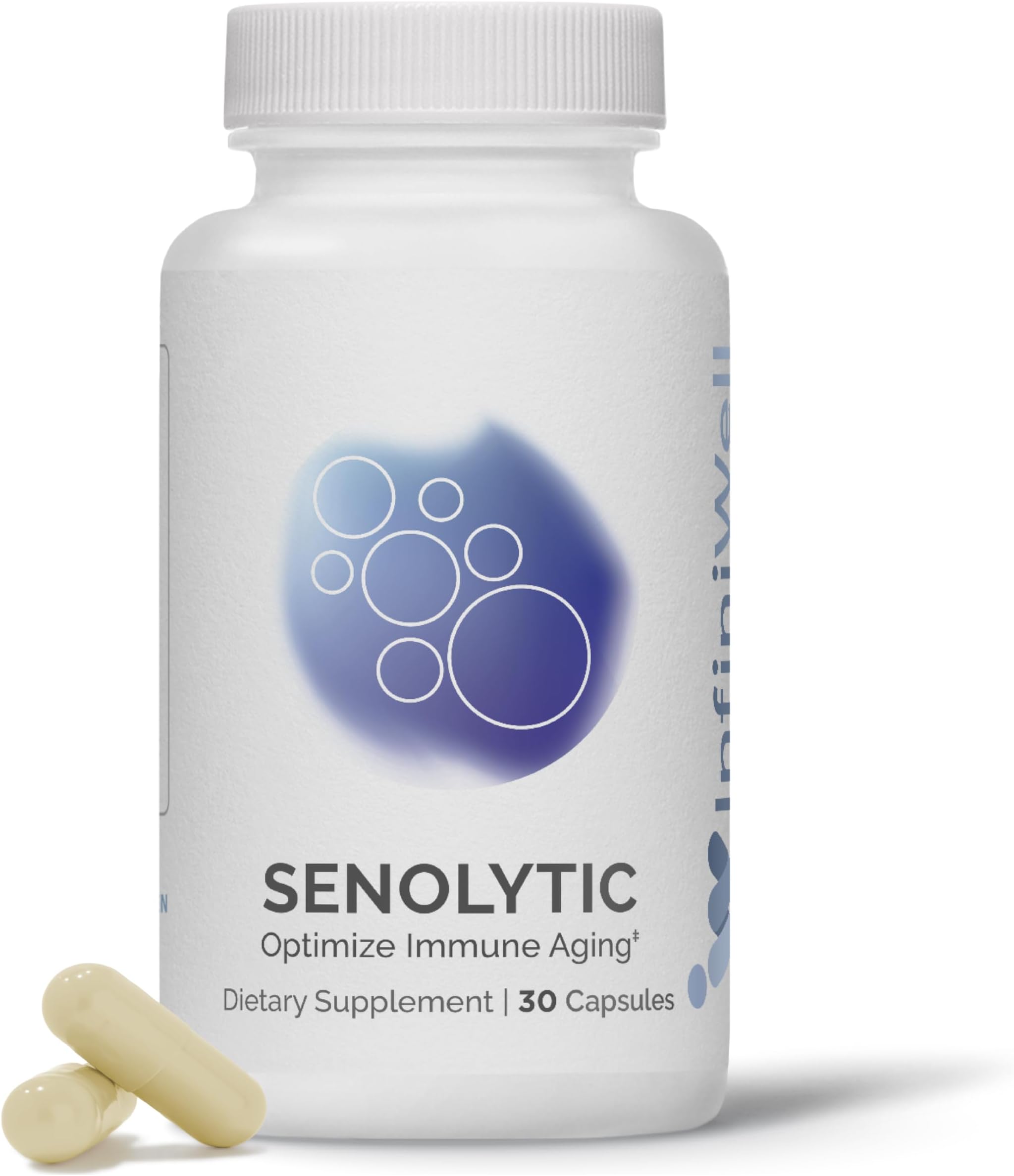 Senolytic Cellular Aging Optimization, 30 Capsules (30 Day Supply), Healthy Aging and Cellular Function Support Dietary Supplement, with Fisetin, Quercetin, Pterostilbene, Resveratrol