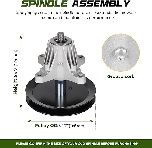 Miniatura 3 de Kit de reconstrucción de plataforma de cortacésped de 46 pulgadas para Cub Cadet LTX1045 LTX1046 LTX1046VT 618-04636 618-04865 918-04636 2 conjuntos