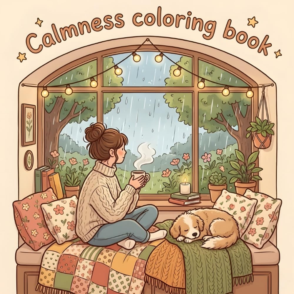 Calmness Coloring Book: Relaxing Coloring Pages to Escape Stress and Find Calm