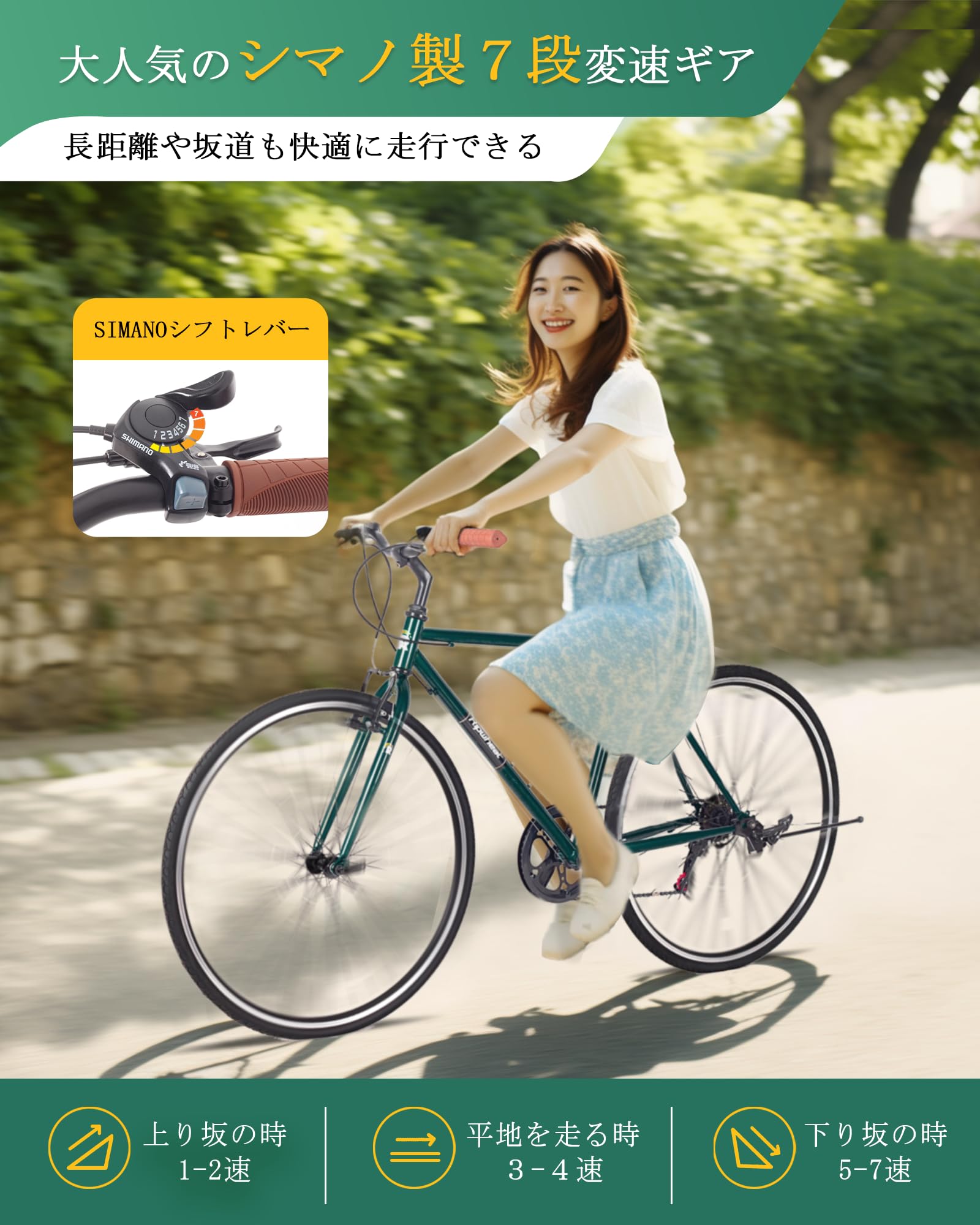 クロスバイク　自転車　700×28c Amazon | 【初心者向け】自転車 クロスバイク Ripwheat 700x28Cタイヤ