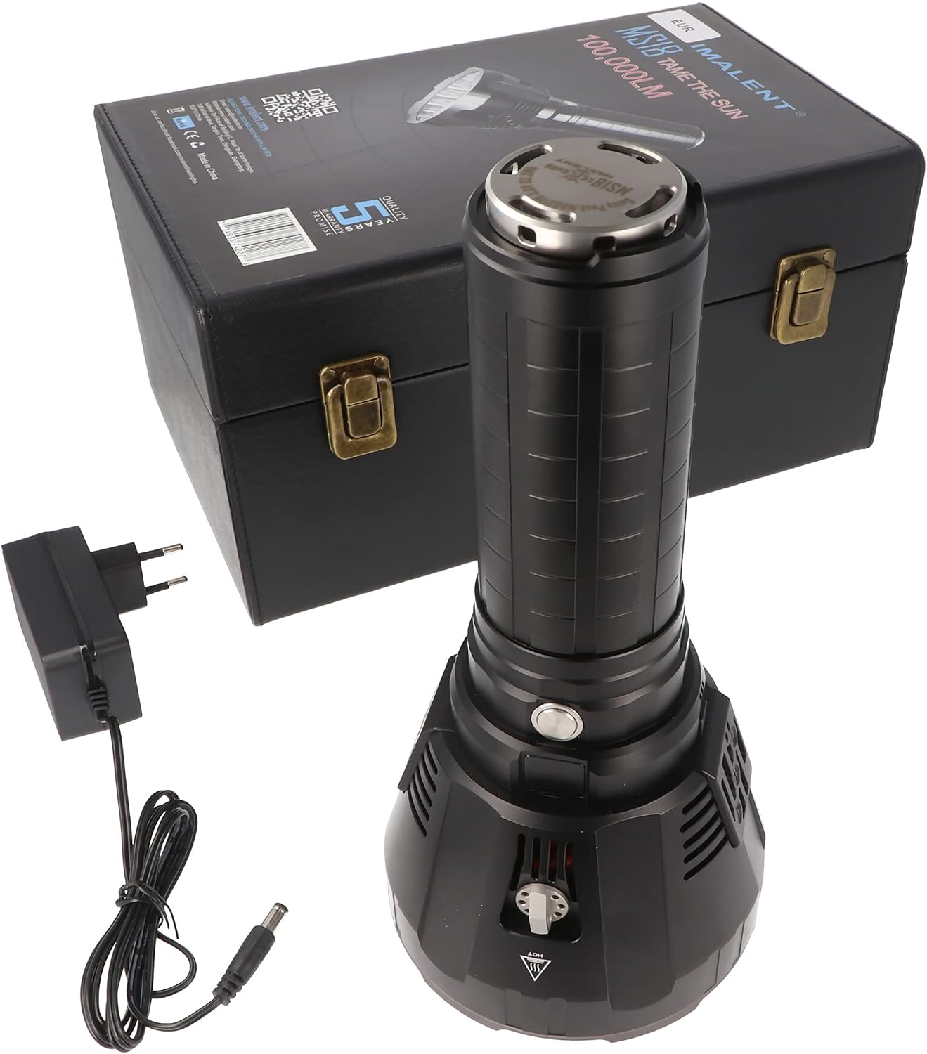 IMALENT MS18 lampe torche puissante bivouac survie 100000 lumens