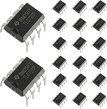 BOJACK TL072 072 Low Noise JFET Dual DIP8 Delay Op Amps Operational Amplifiers IC Chip (Pack of 20)